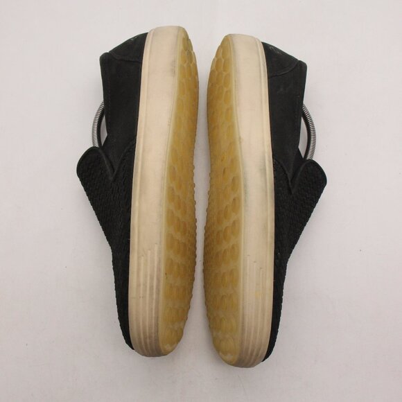Ecco Soft 7 Loafers Men\'s Size EU 45 Black Woven  Nubuck Leather Casual Slip On main image 9